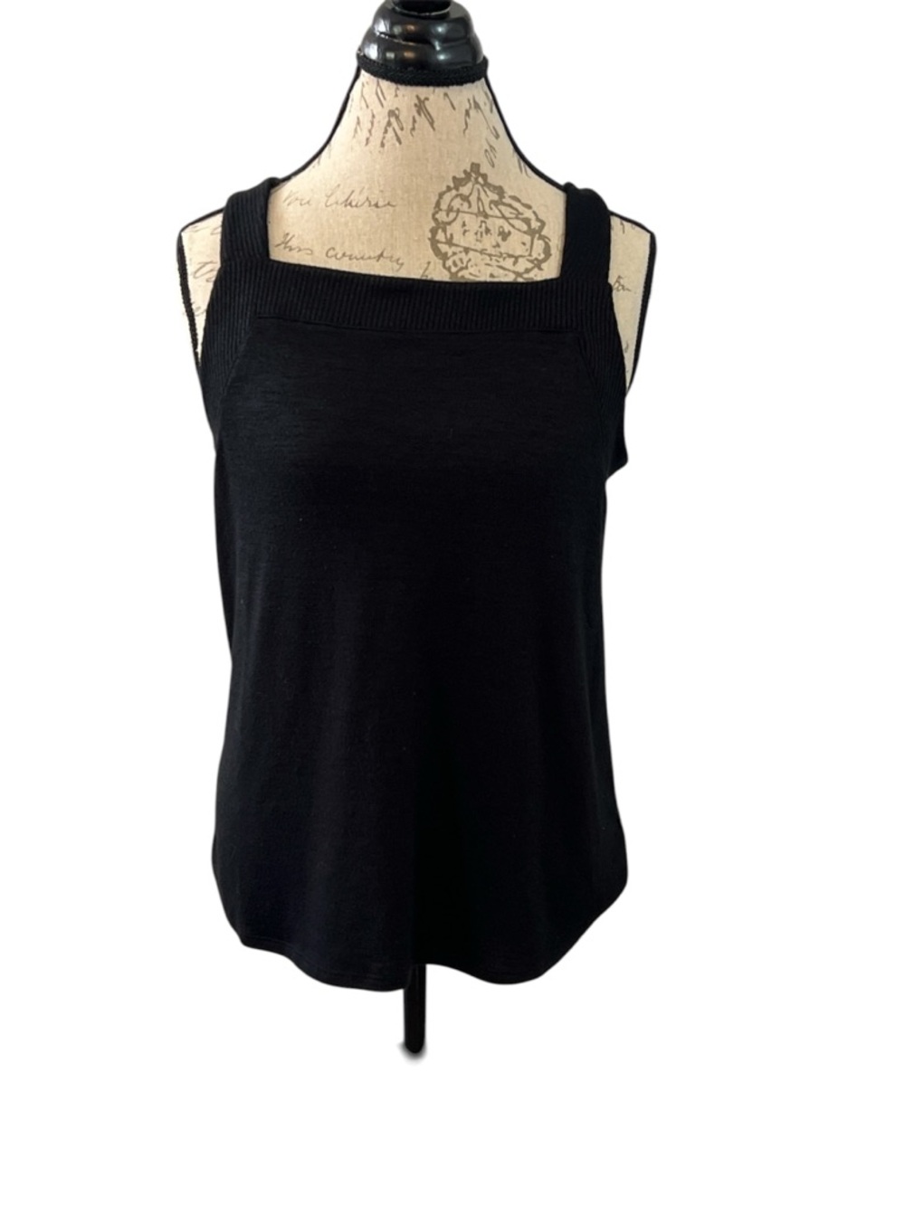 GAP Black Knit Sleeveless Summer Top